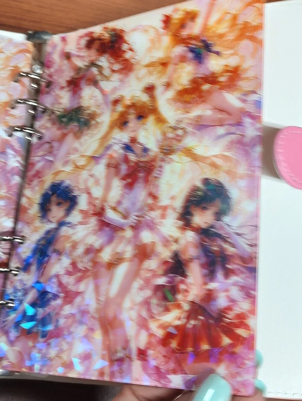 New! A5 Sailor Moon Binder Notebook, Paper, Divider Set